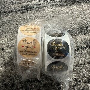 Thank You Stickers Roll Set